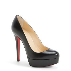 Christian Louboutin Bianca Pump in Black Leather